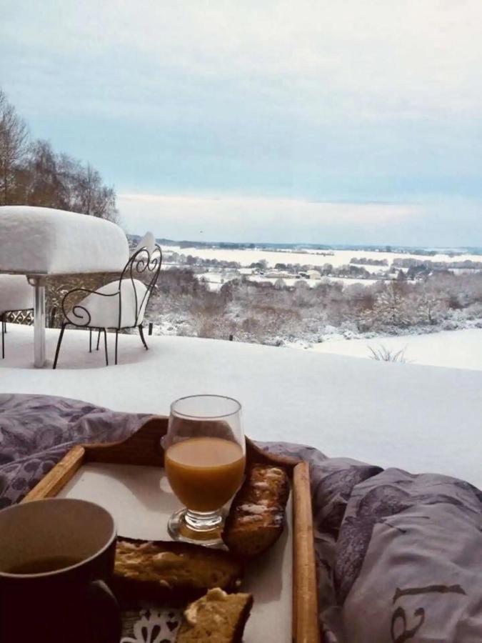 les gites de la maison lierue Thiron-Gardais Extérieur photo